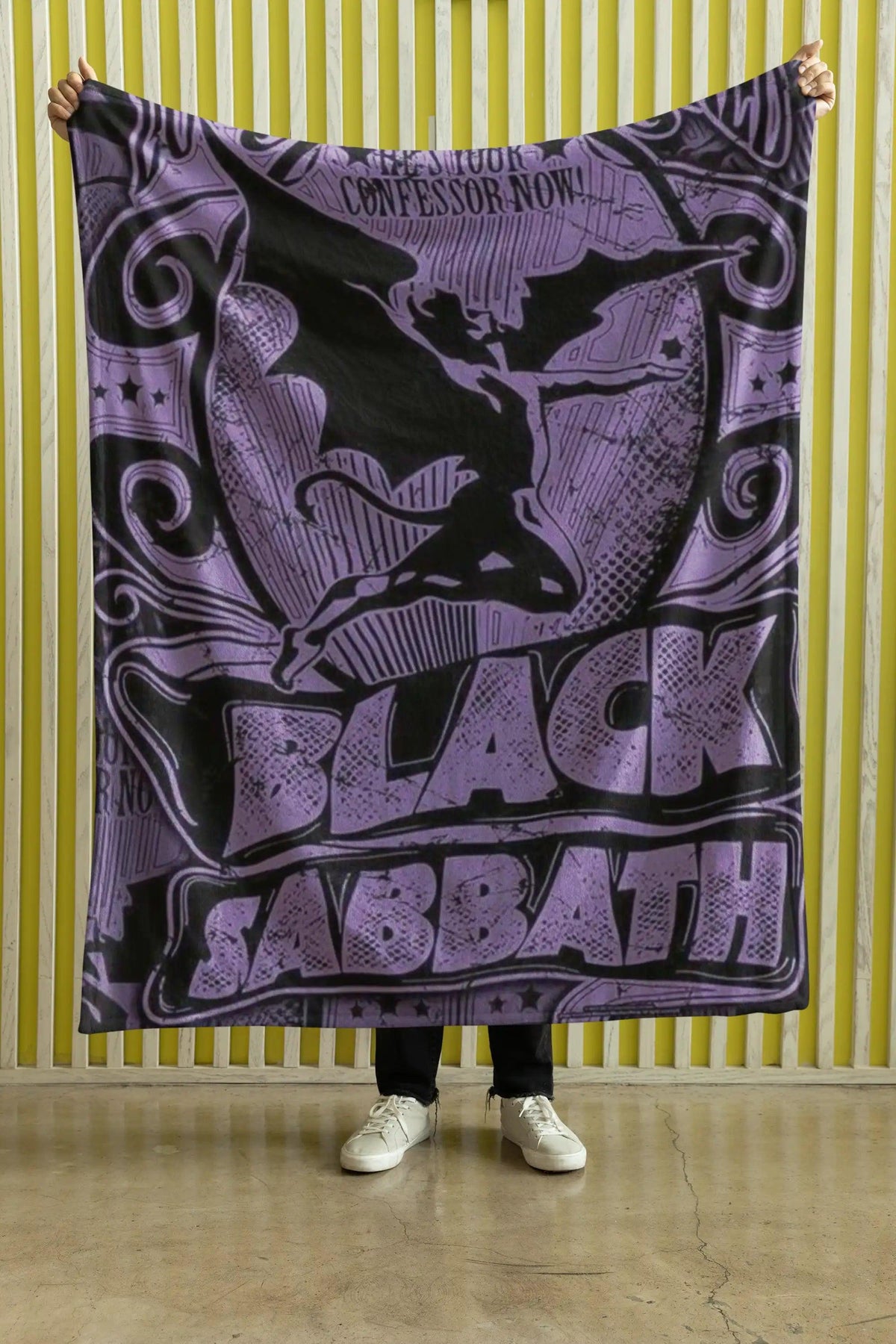 Cobija Black Sabbath – Logotipo violeta