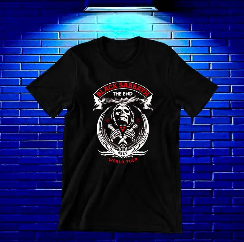 Camiseta Black Sabbath – The End · World Tour · Negra