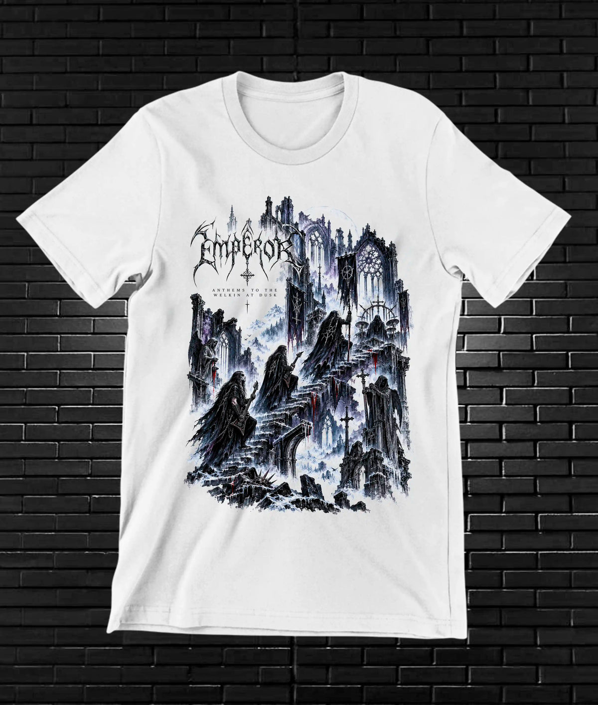 Camiseta Emperor, familia CAMINE, diseño NIVRA, color blanco