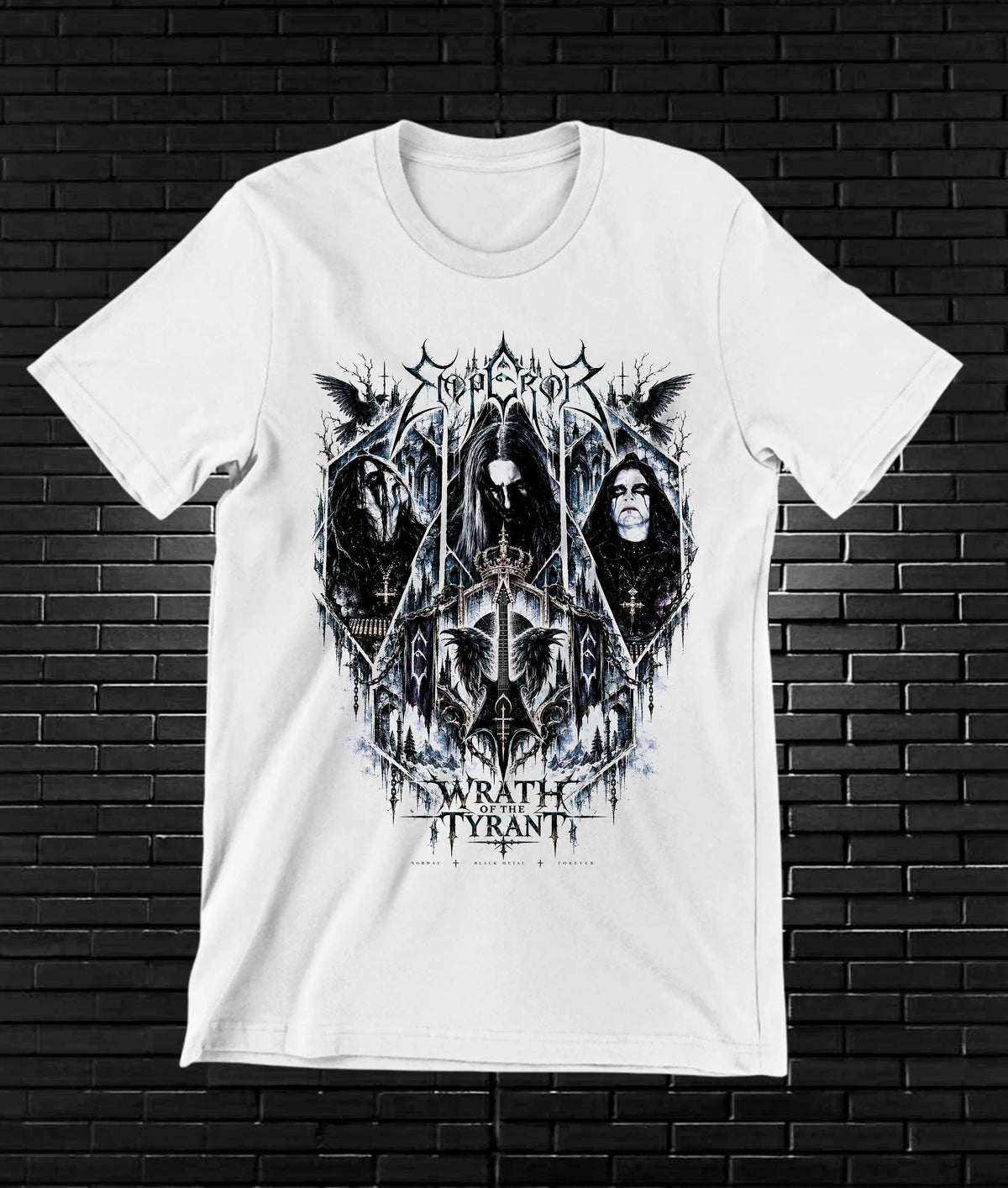 Camiseta Emperor, familia NIMOR, diseño NIVRA, color blanco