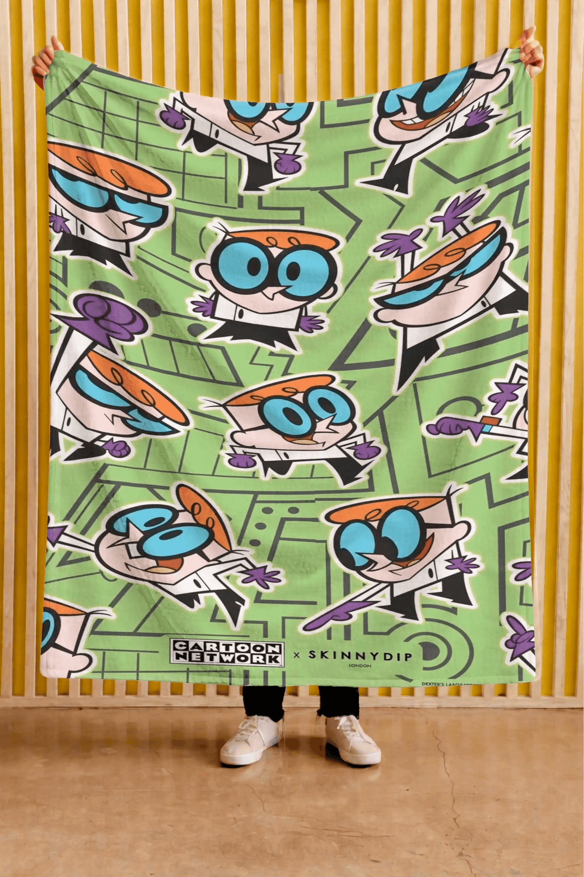 Cobija El laboratorio de Dexter – Dexter · patrón verde