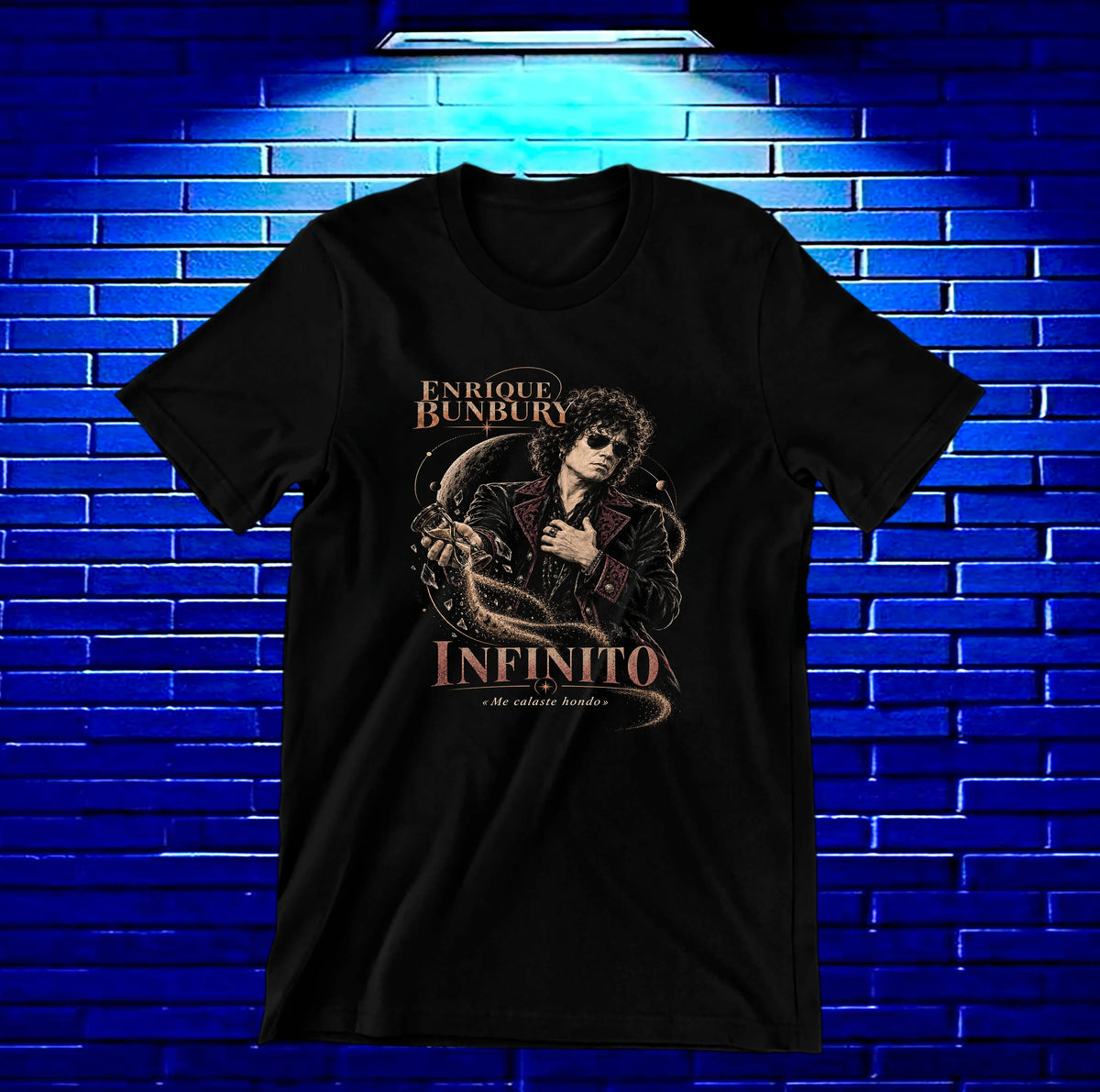 Camiseta Enrique Bunbury – BAMOR – Diseño NIVRA – Negro