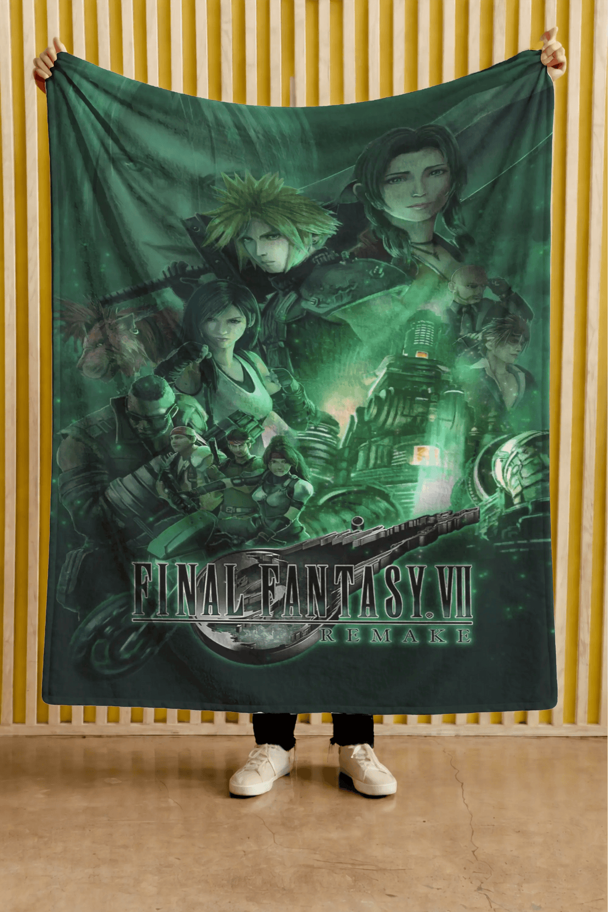 Cobija Final Fantasy – Final Fantasy VII · composición verde