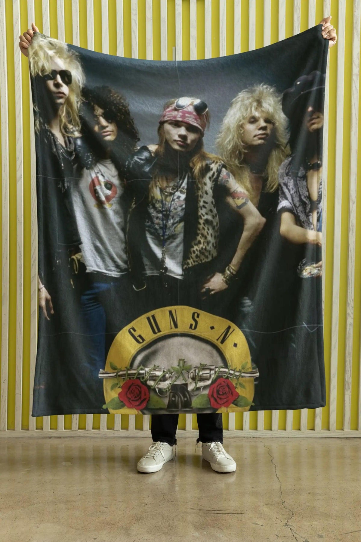 Cobija Guns N' Roses – Banda · retrato clásico