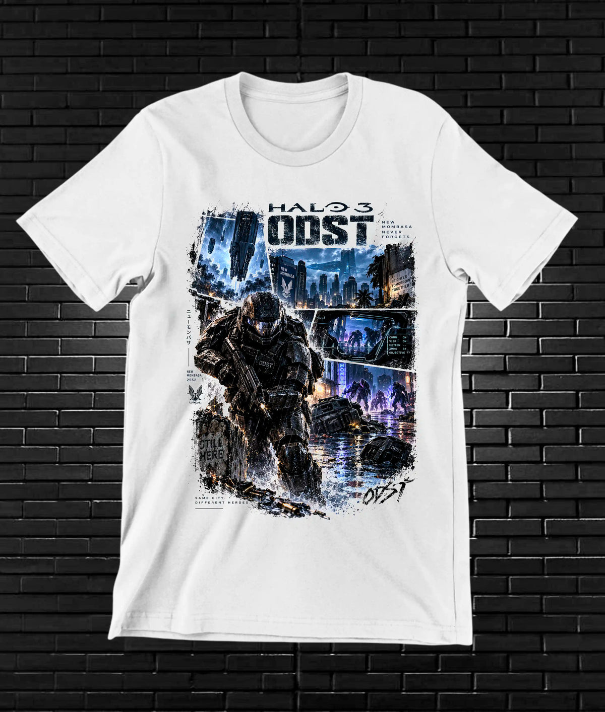 Camiseta Halo BALOR - BANIX Blanco