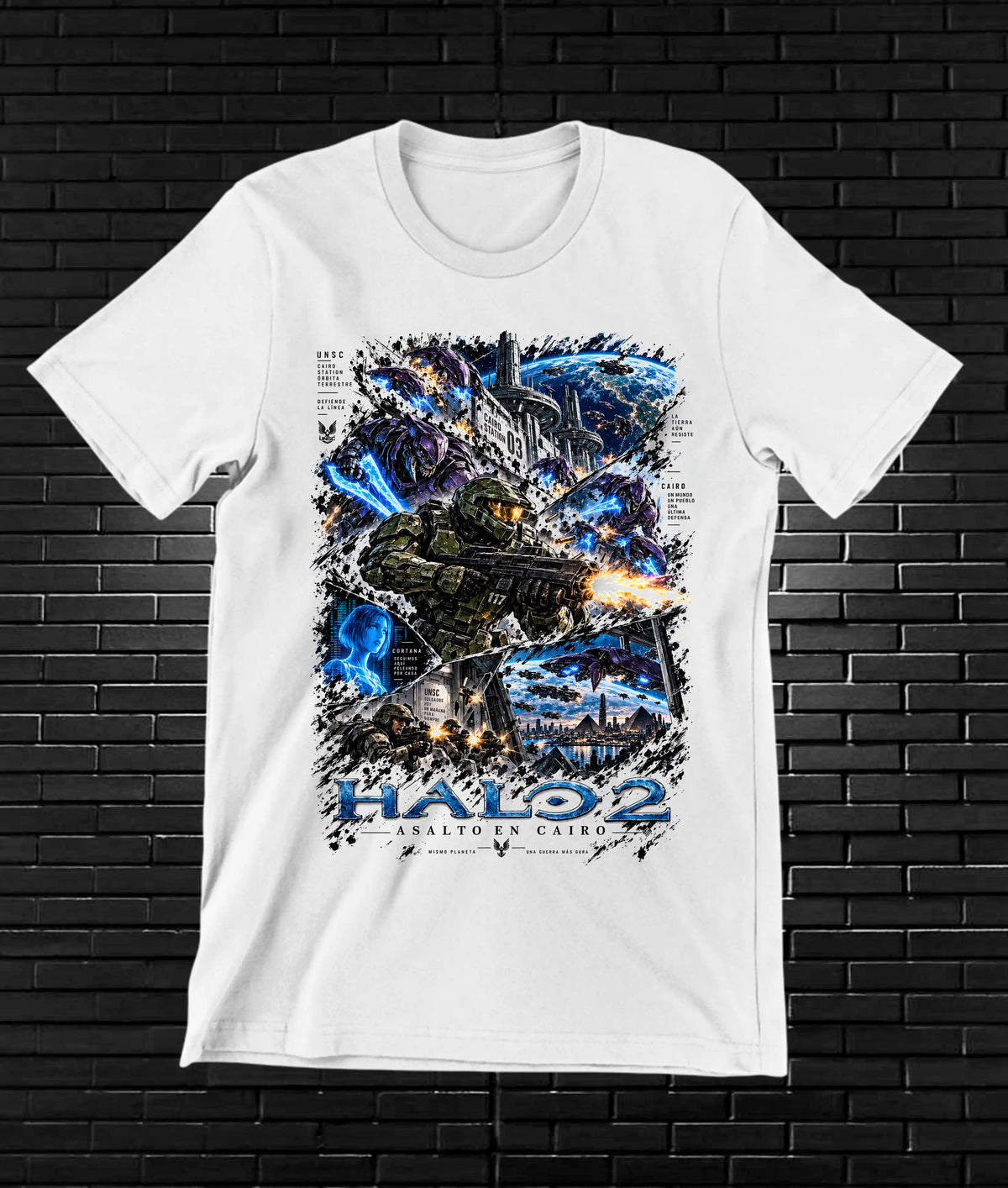 Camiseta Halo BALOR - BAREN Blanco