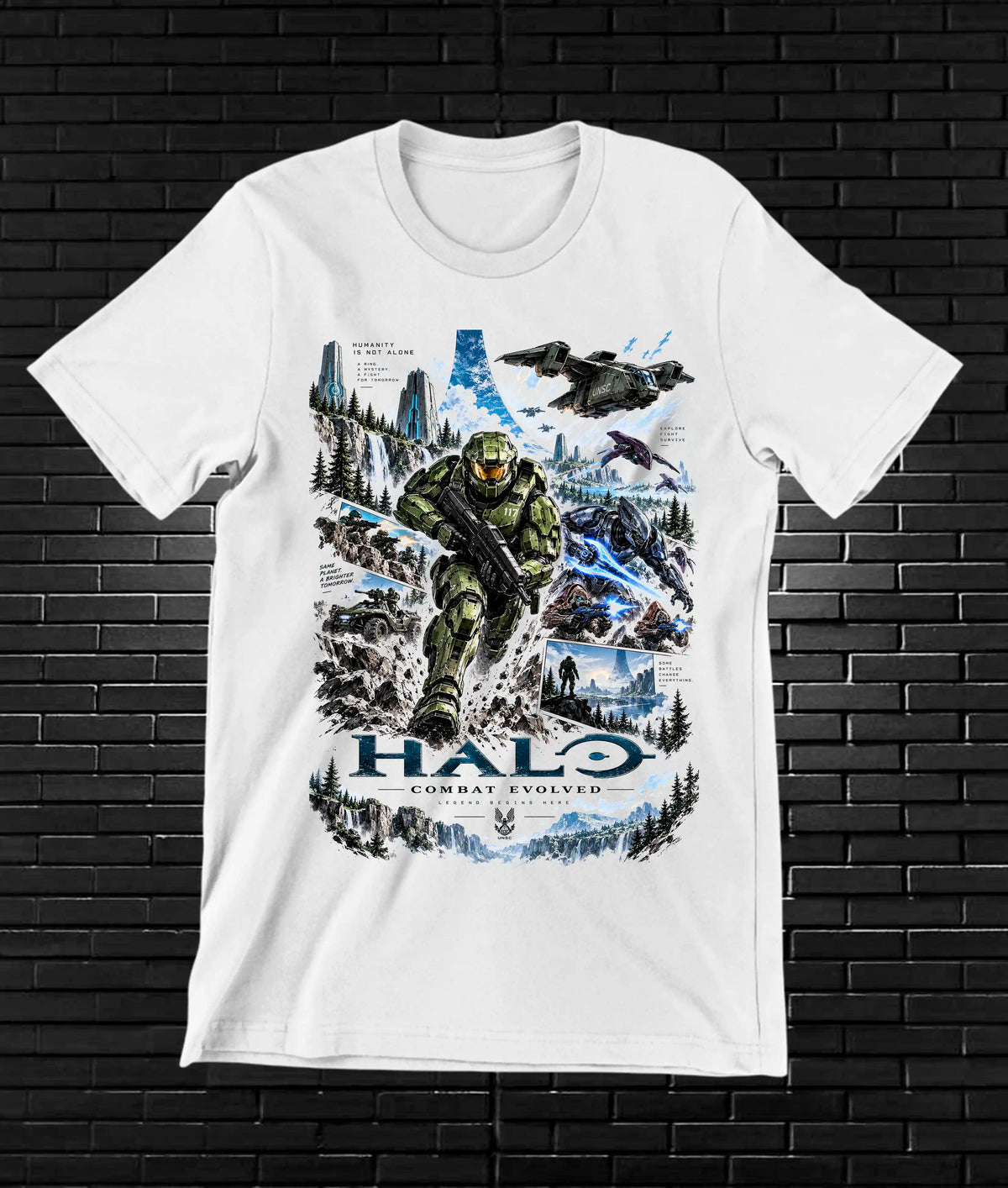 Camiseta Halo BALOR - CAVOX Blanco