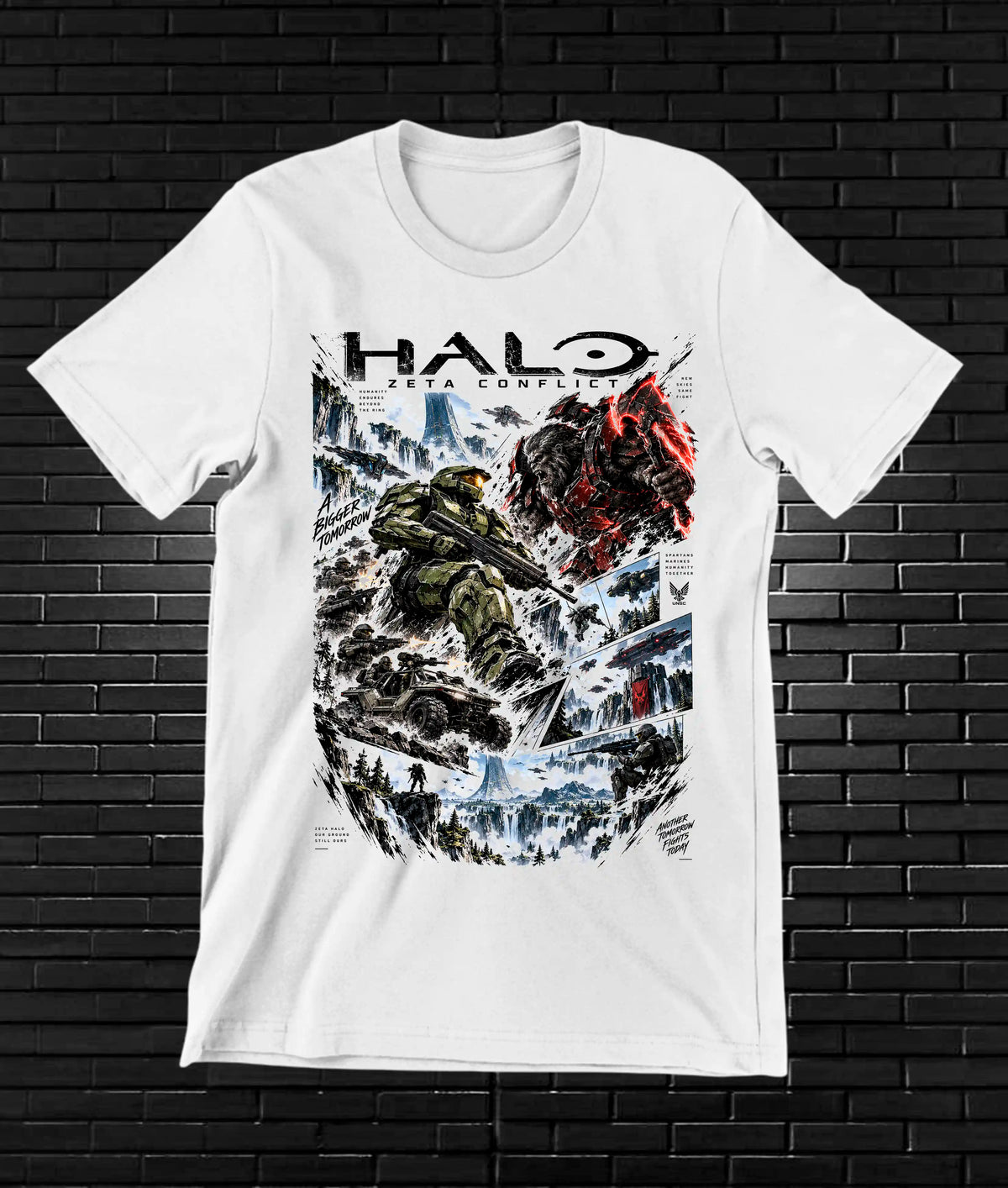 Camiseta Halo CAVEN - NIVRA Blanco
