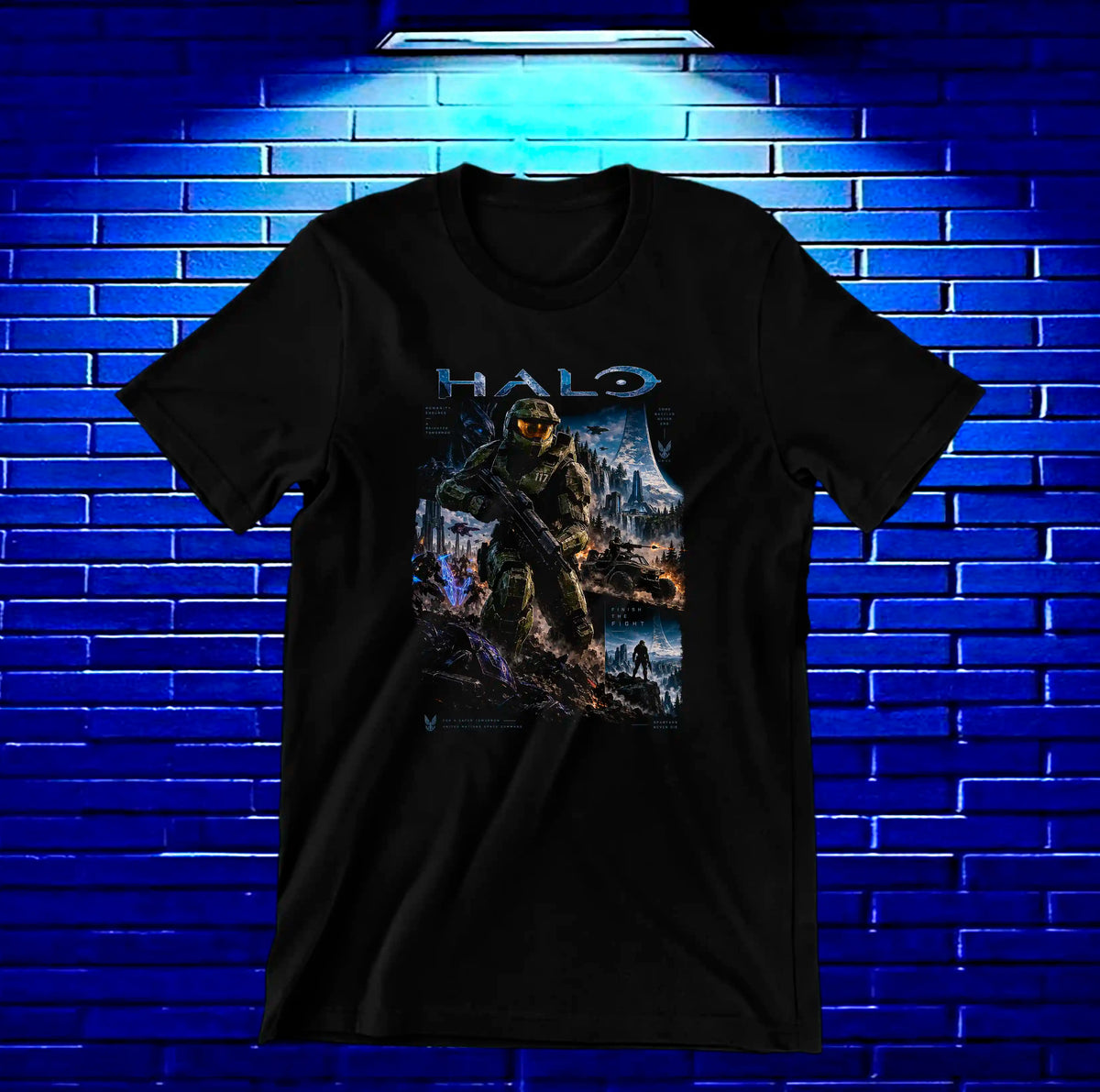 Camiseta Halo CAVEN - NIVRA Negro