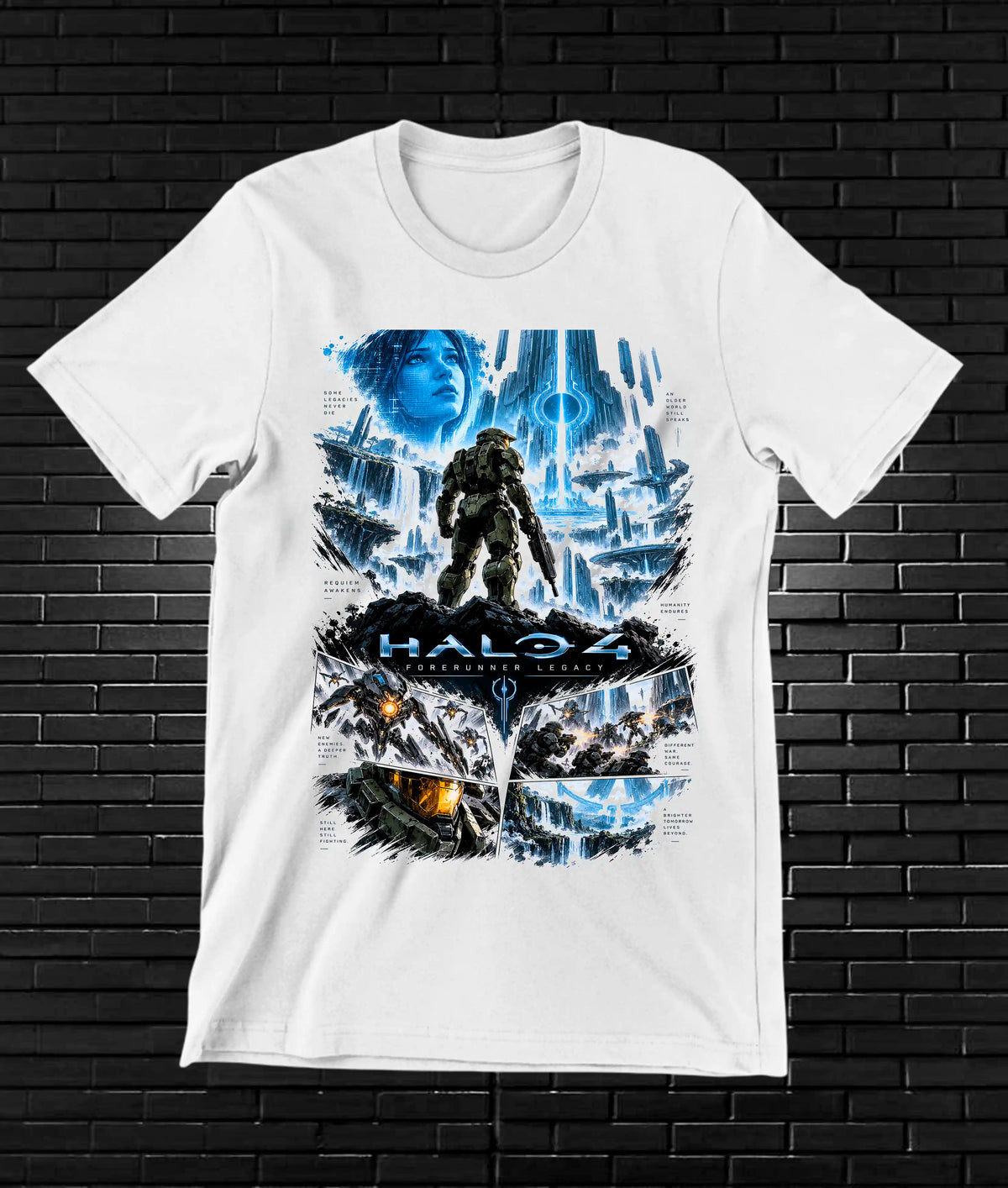 Camiseta Halo MELAR - BAREN Blanco