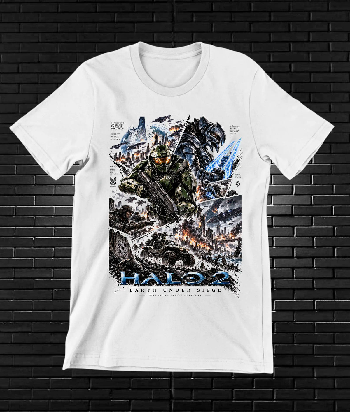 Camiseta Halo NIMOR - MERON Blanco