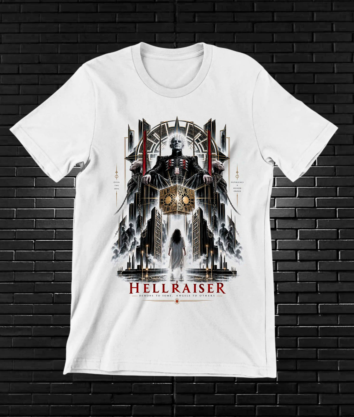 Camiseta Hellraiser BAMOR - BANIX Blanco