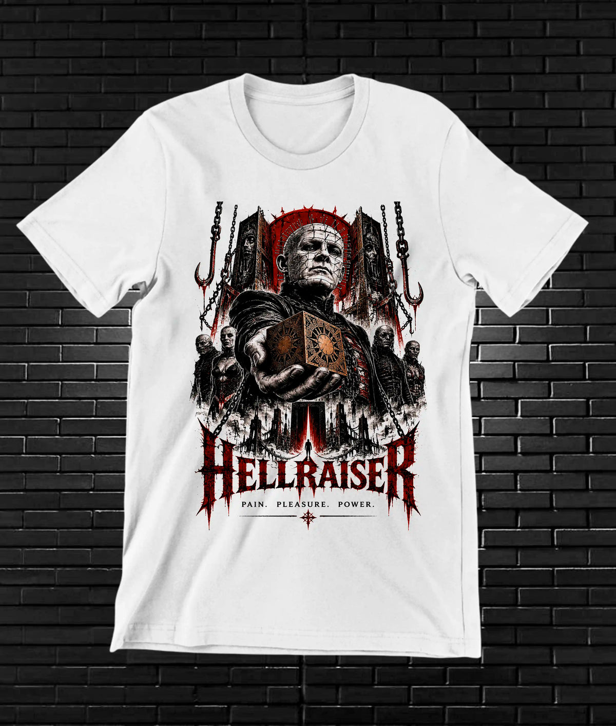 Camiseta Hellraiser BAMOR - MERON Blanco