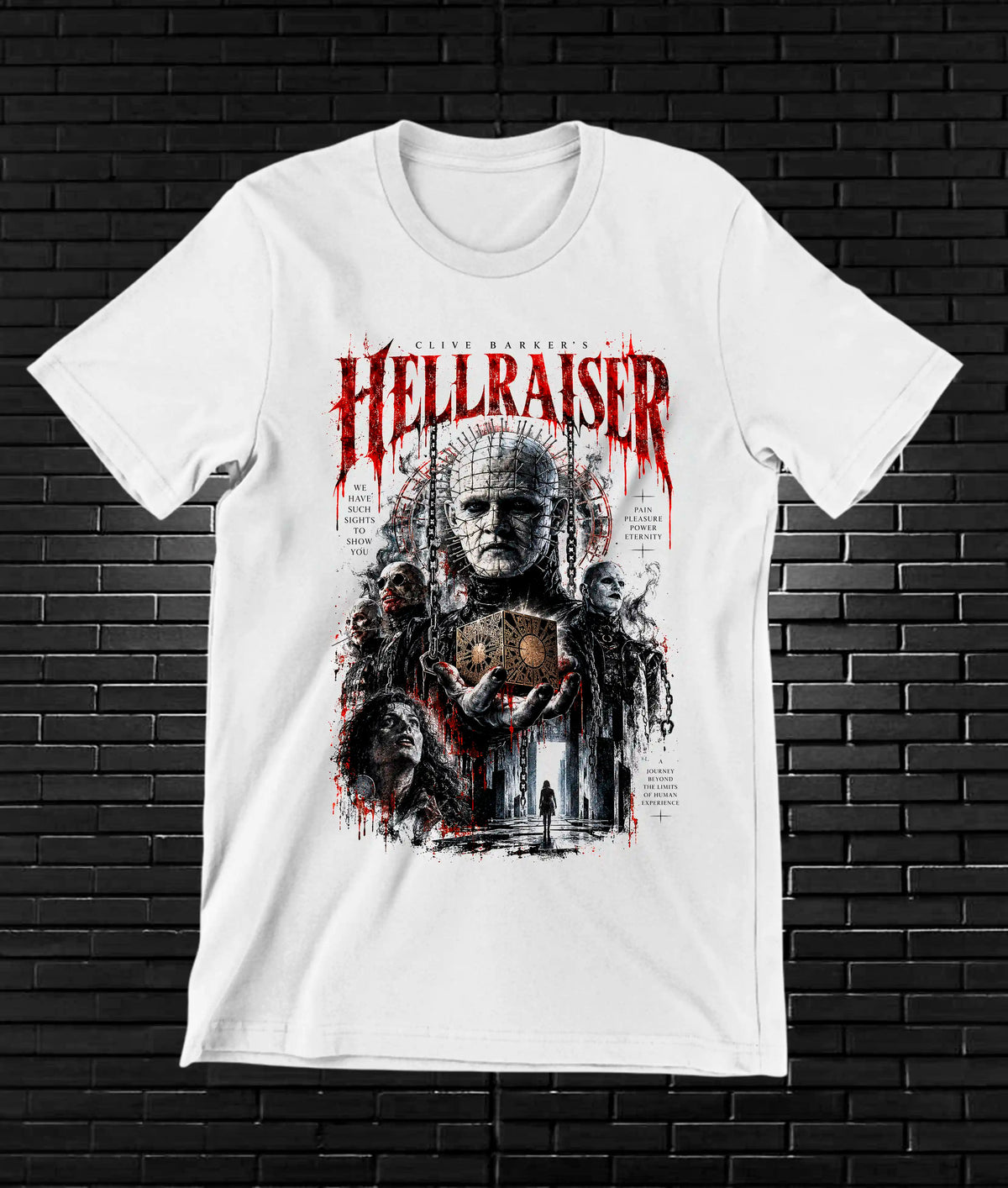 Camiseta Hellraiser CAMINE - BANIX Blanco
