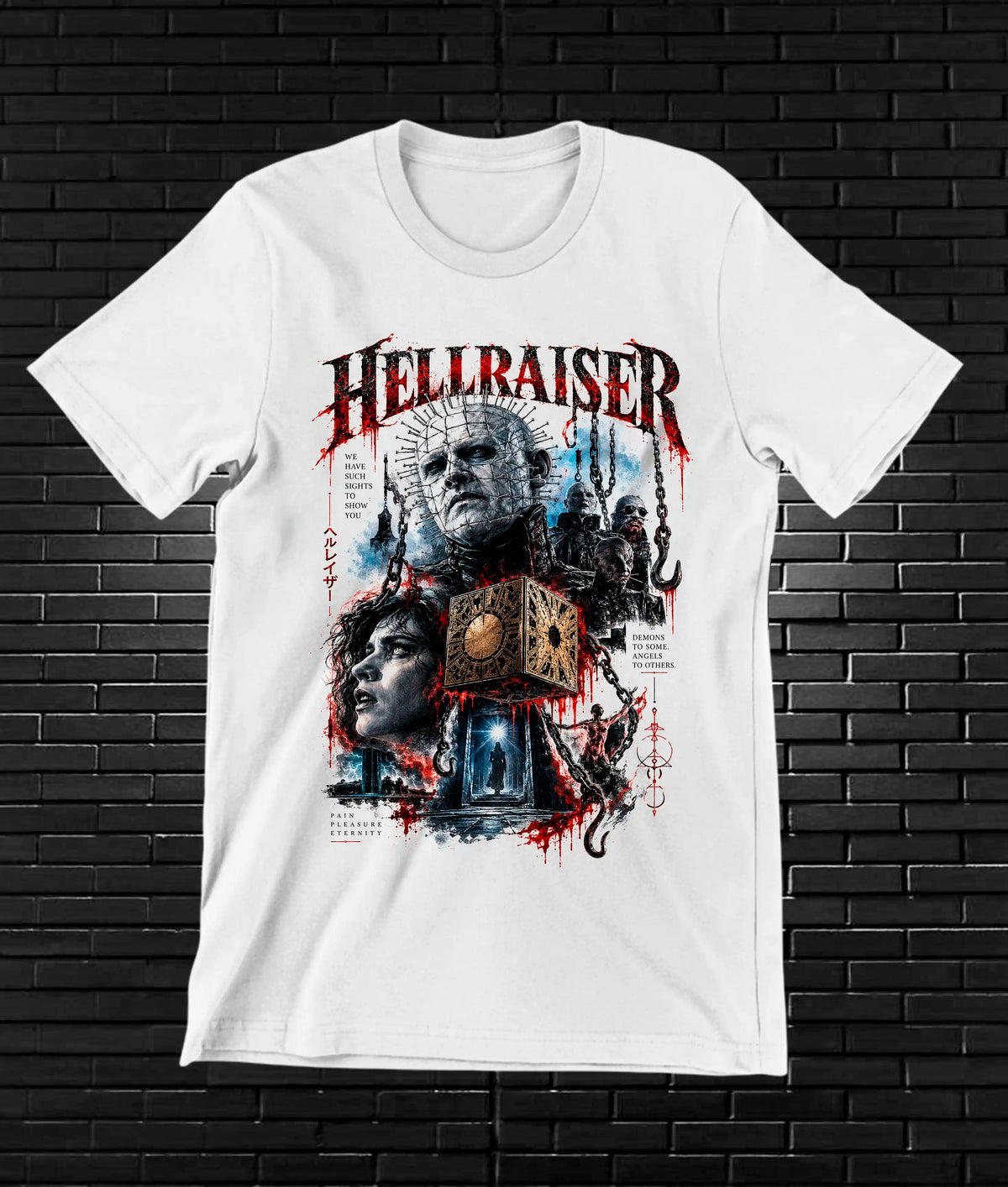 Camiseta Hellraiser CAMINE - CAVOX Blanco