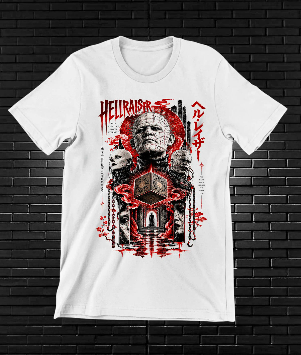 Camiseta Hellraiser NIMOR - NIVRA Blanco