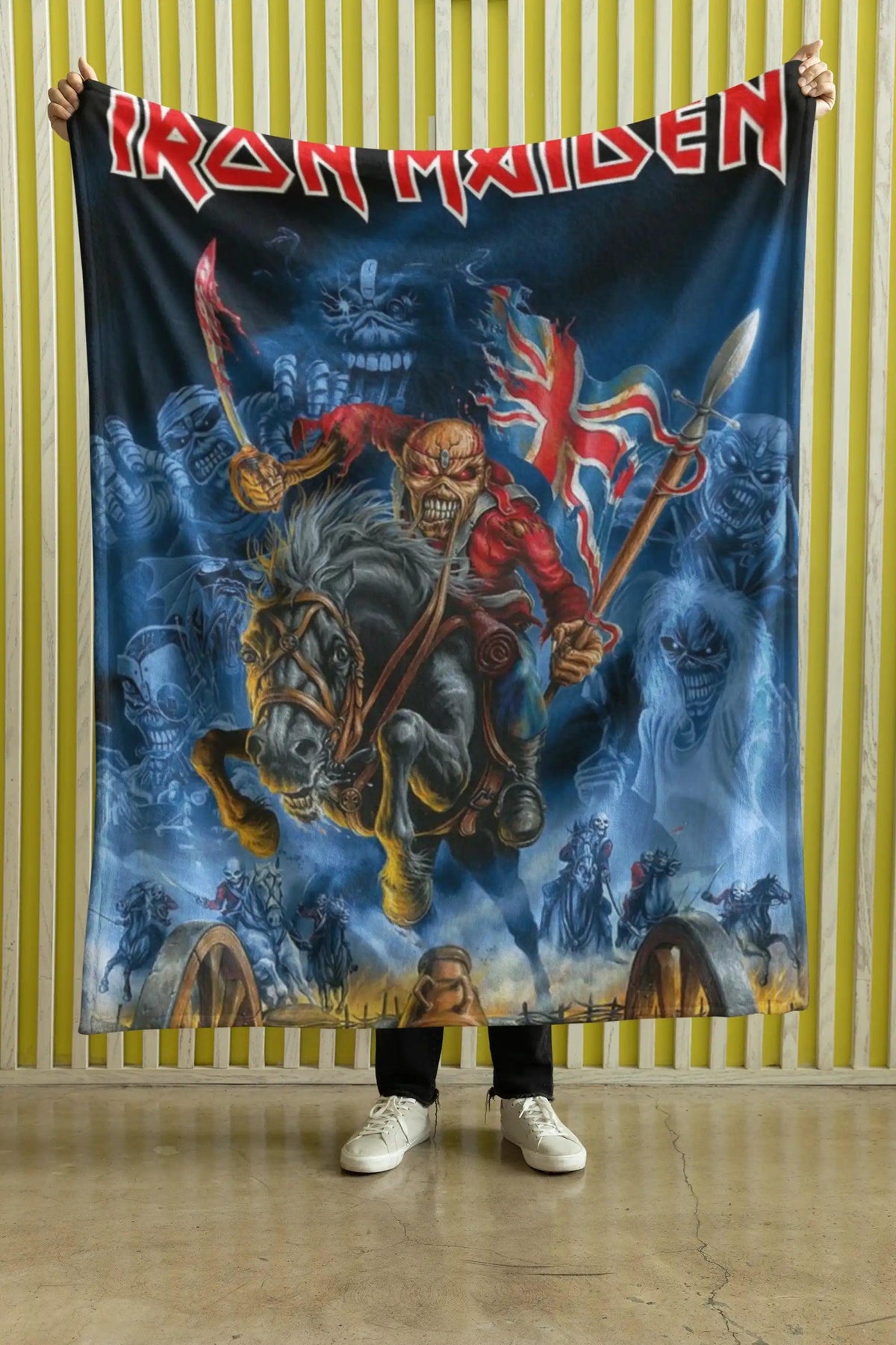 Cobija Iron Maiden – Eddie · tormenta azul