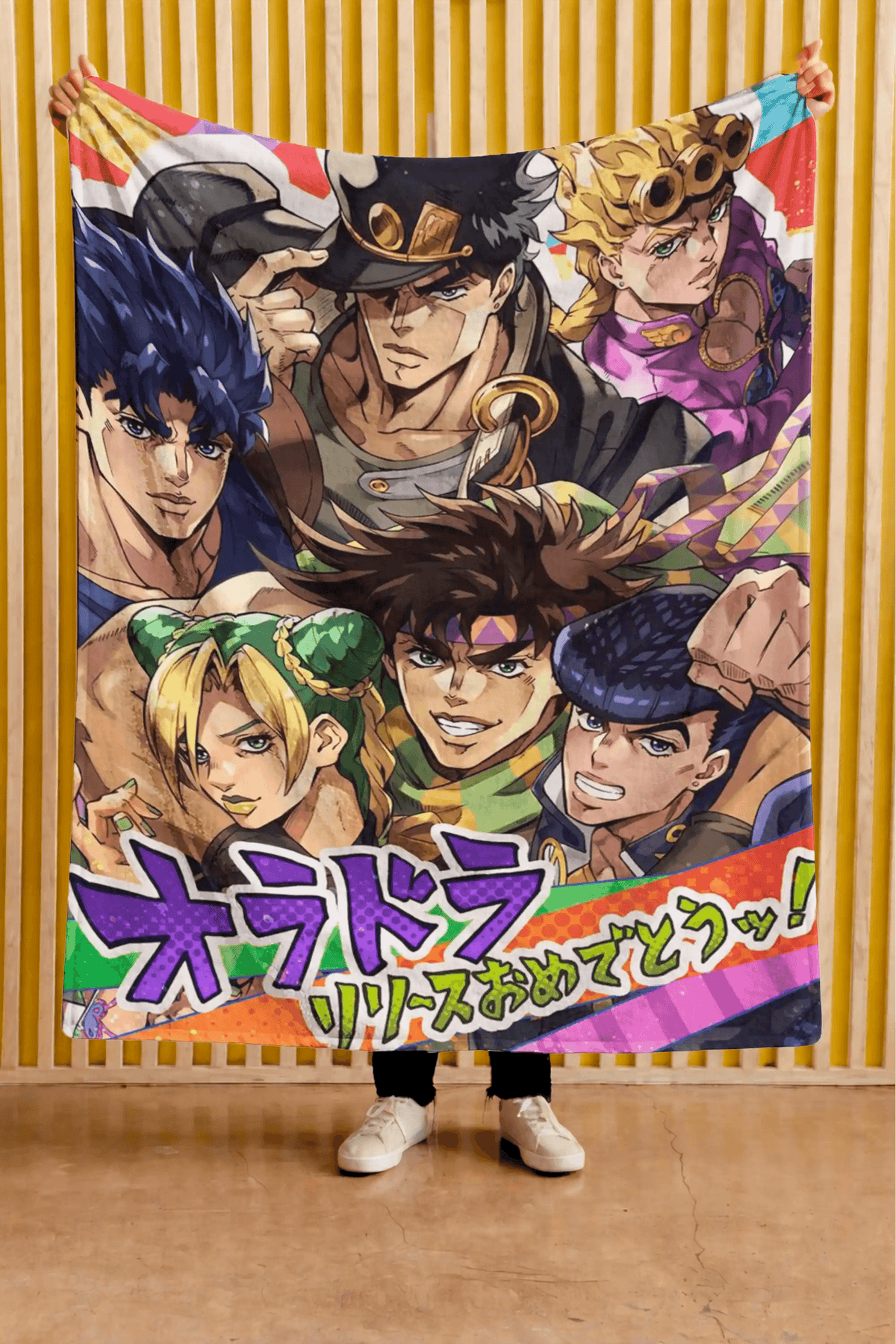 Cobija JoJo's Bizarre Adventure – Personajes · collage clásico