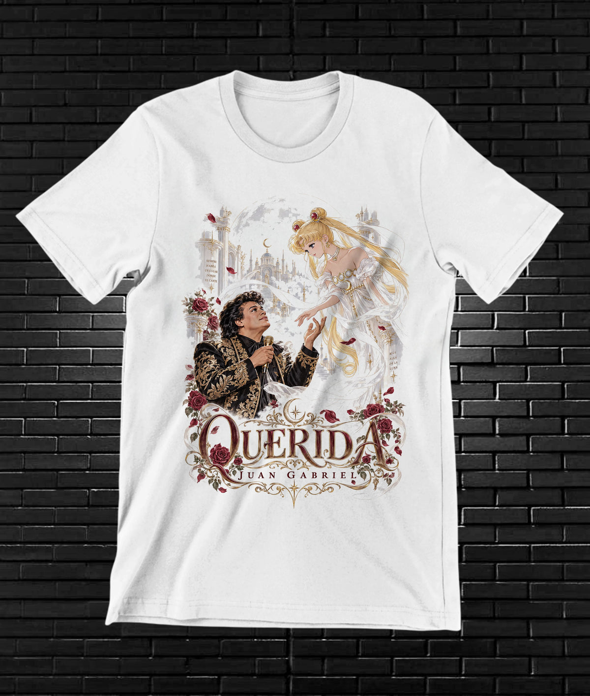 Camiseta Juan Gabriel – BAMOR – Diseño CAVOX – Blanco