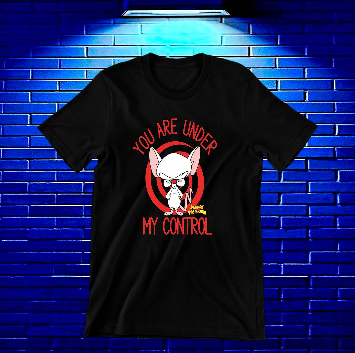 Camiseta Pinky y Cerebro BAMOR banix negro
