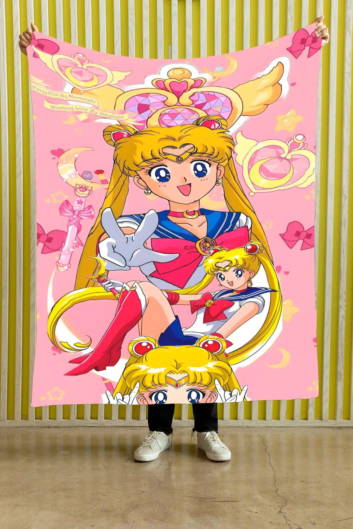 Cobija Sailor Moon – Sailor Moon · retrato rosa