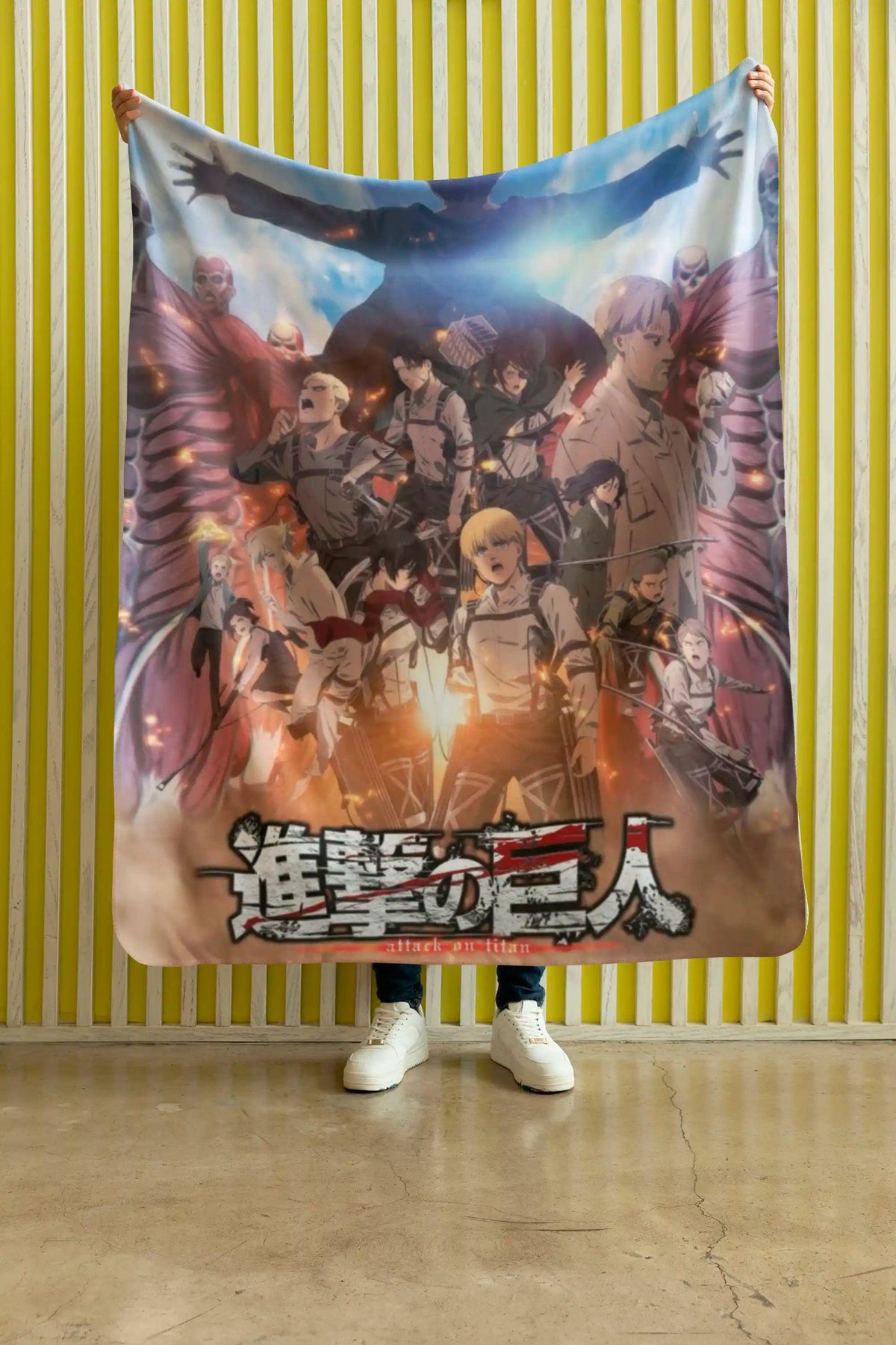 Cobija Attack on Titan – Personajes · collage de retratos