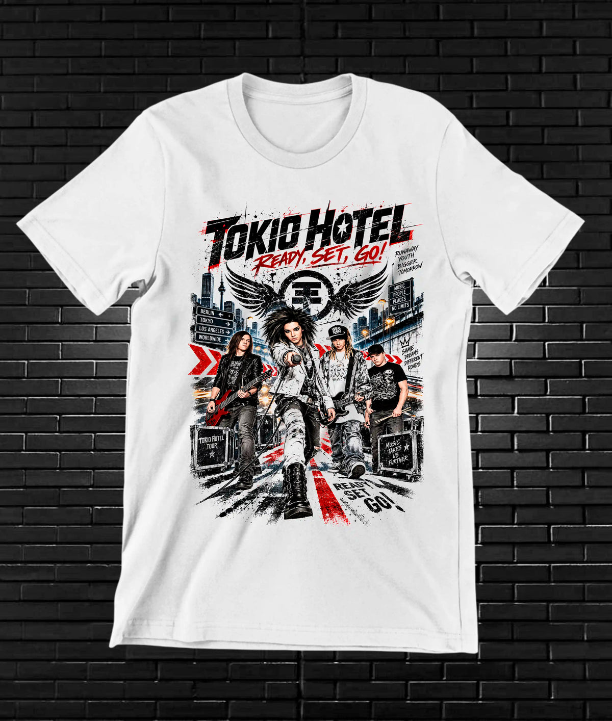Tokio Hotel CAMINE - BAREN Blanco