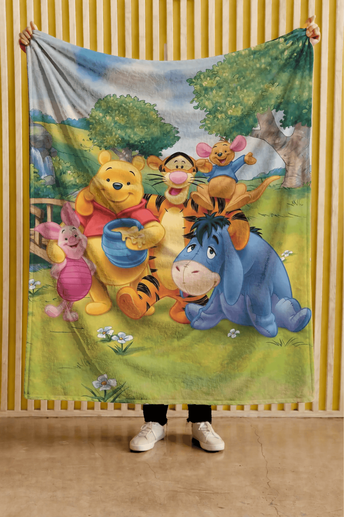 Cobija Winnie Pooh – Pooh y amigos · paisaje
