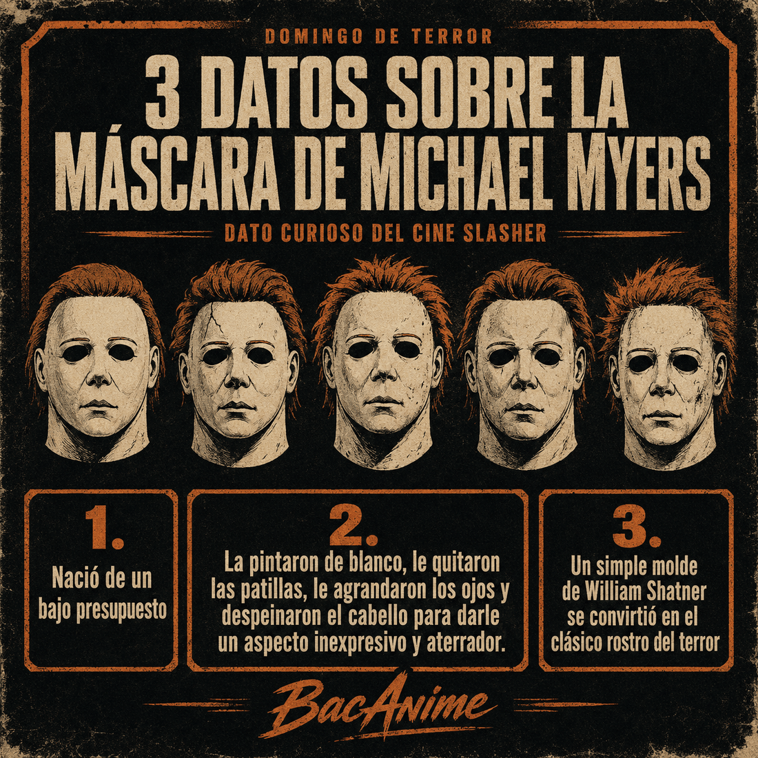 La máscara de Michael Myers nació del rostro de Kirk