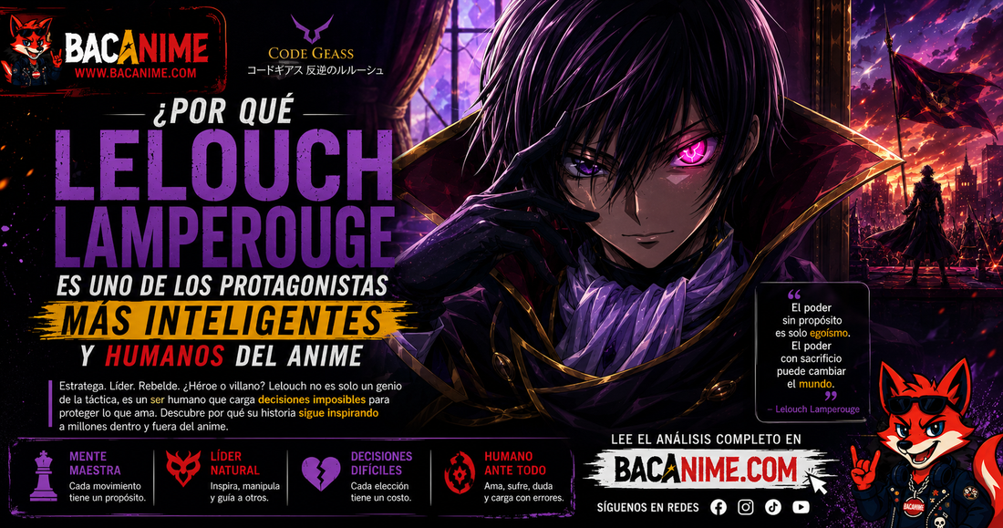 Lelouch Lamperouge: inteligencia, culpa y sacrificio