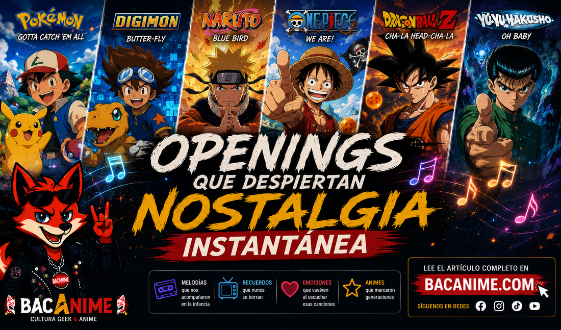Openings de anime que vuelven a encender la infancia
