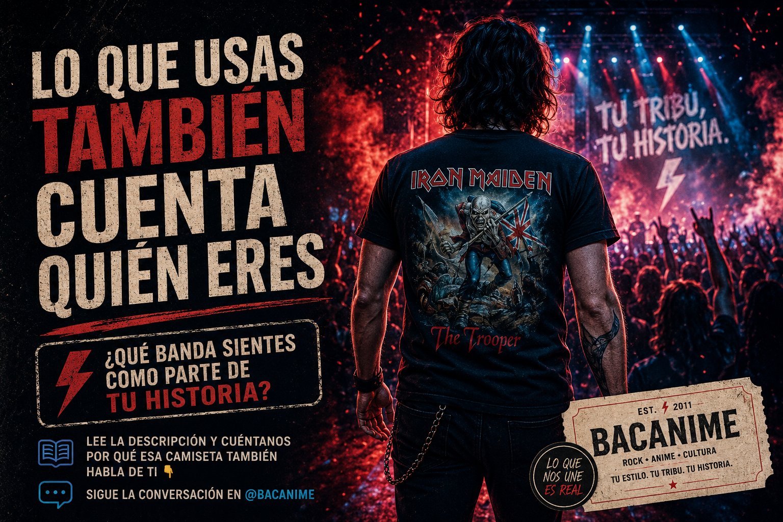 No es una camiseta de rock, es una historia visible