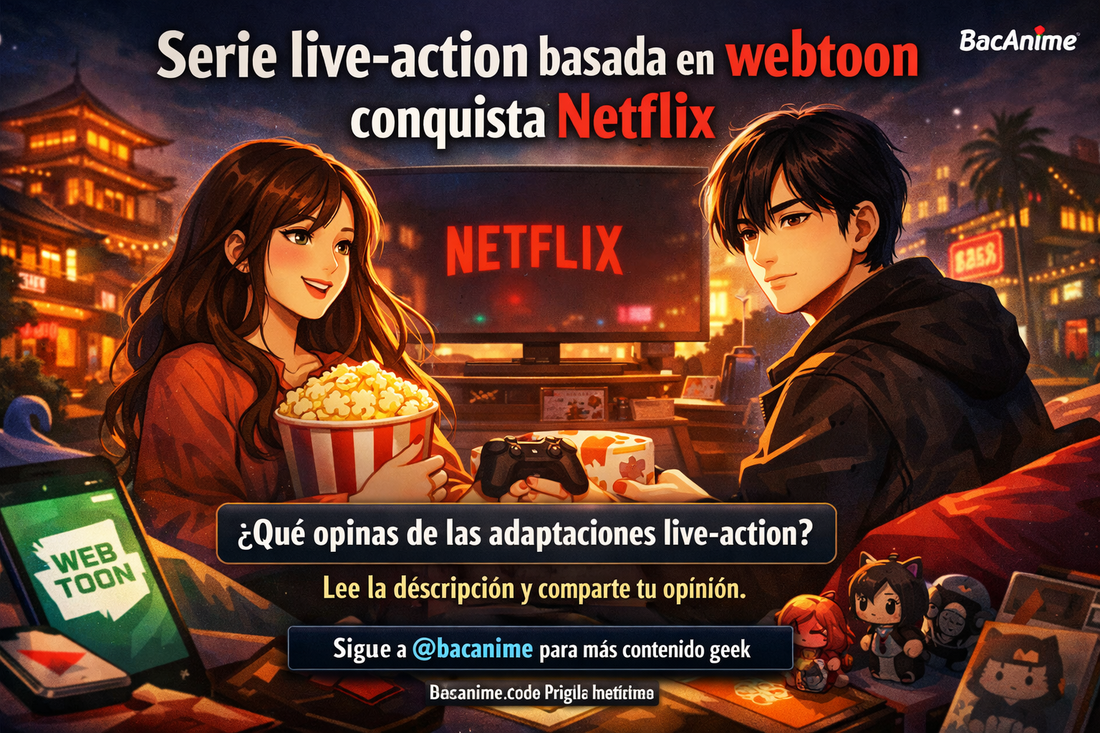 Serie live-action basada en webtoon alcanza top 5 global en Netflix
