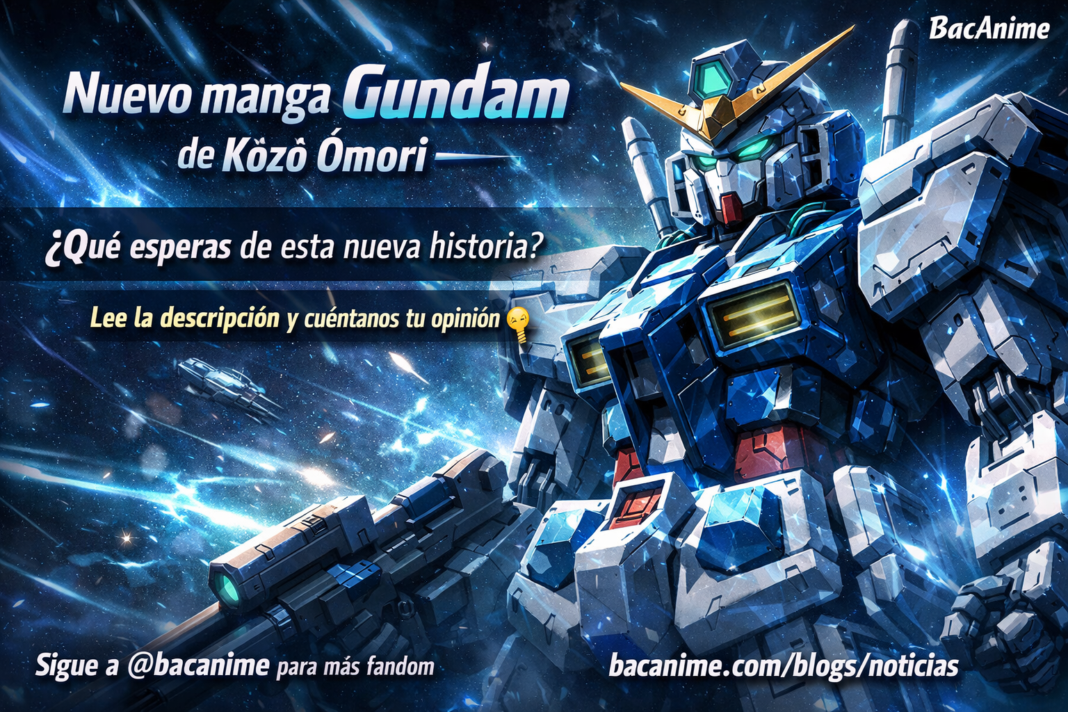 Kōzō Ōmori lanza nuevo manga Gundam Shien wa Minovsky no Eikyō o Ukenai