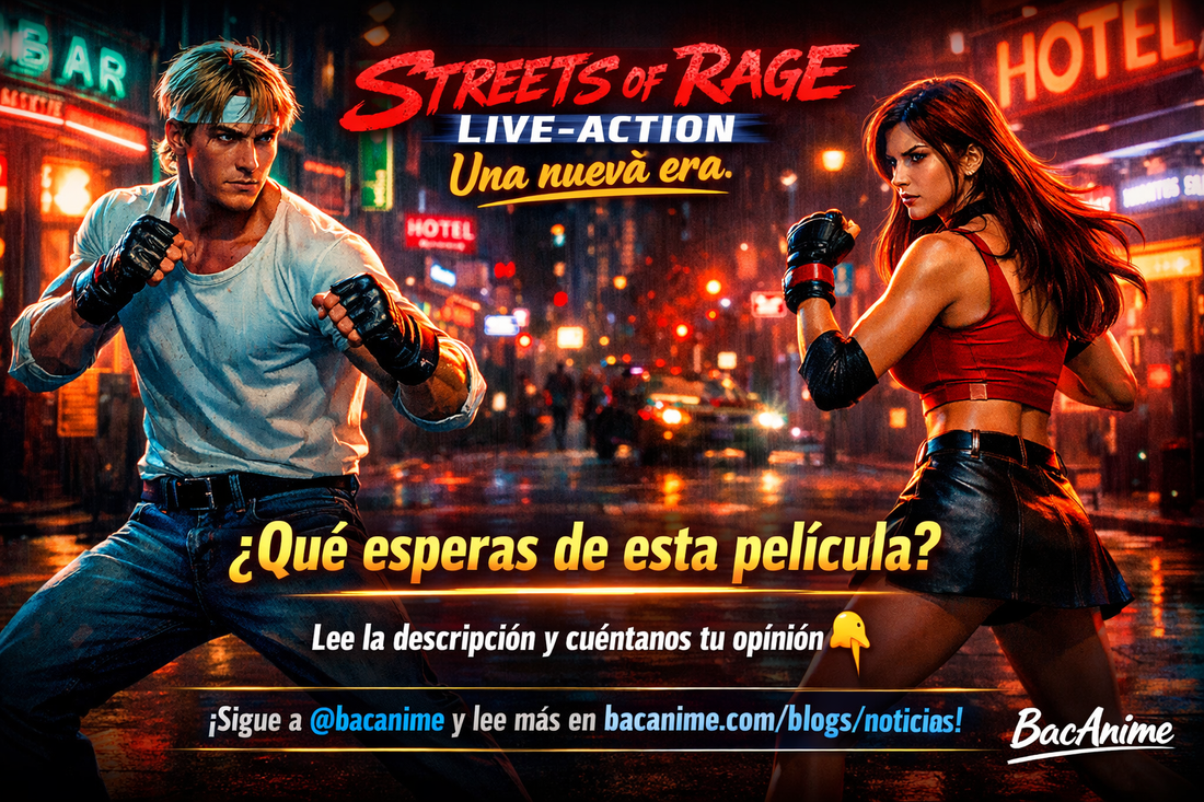 Live-Action de Streets of Rage con director de The Harder They Fall y guionistas de Sonic
