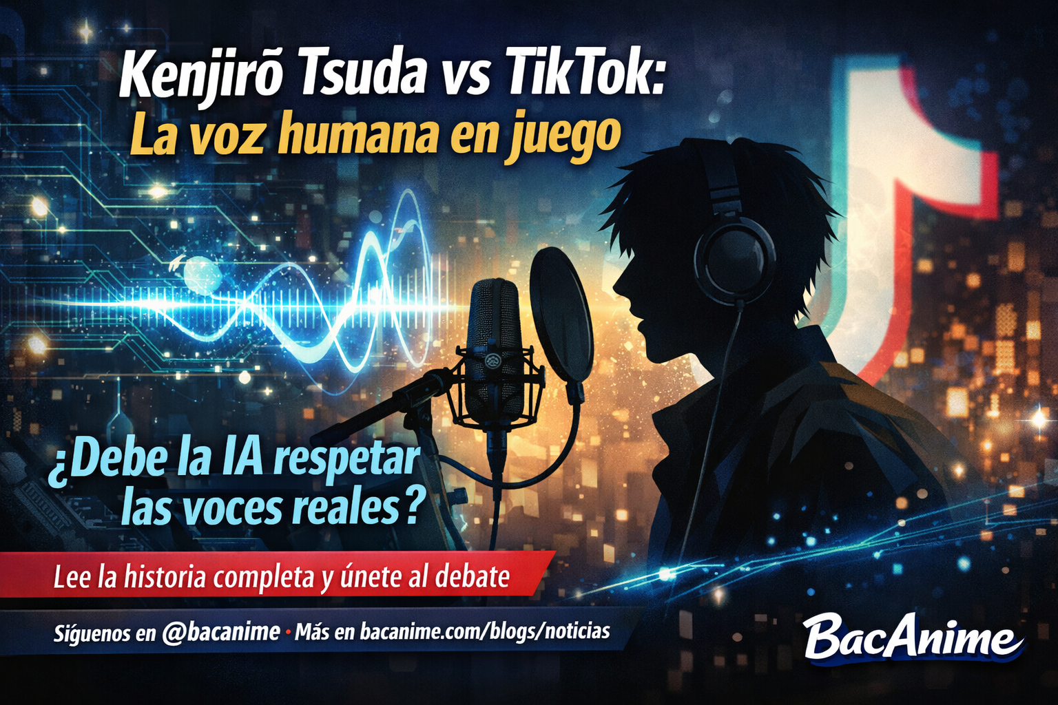 Kenjirō Tsuda demanda a TikTok por uso no autorizado de su voz con IA