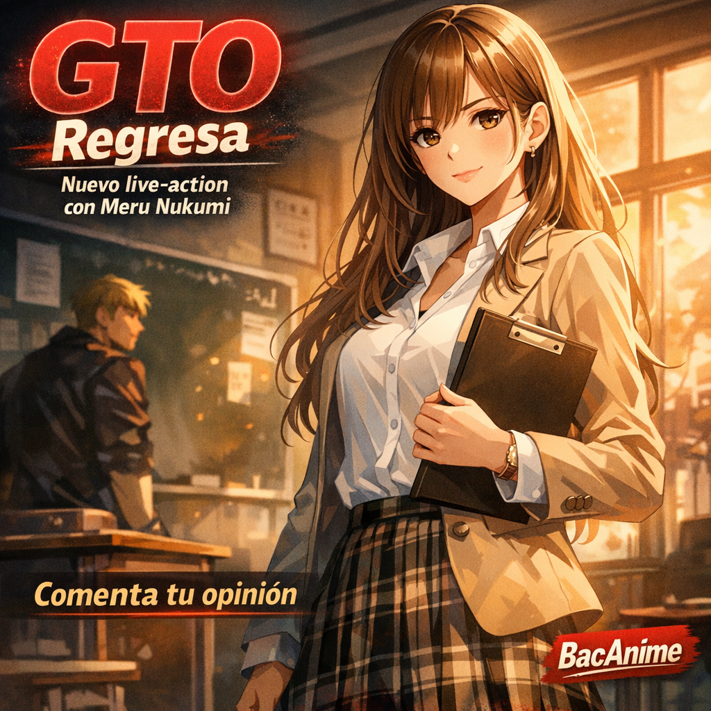 Nuevo live-action de GTO anuncia a Meru Nukumi como asistente