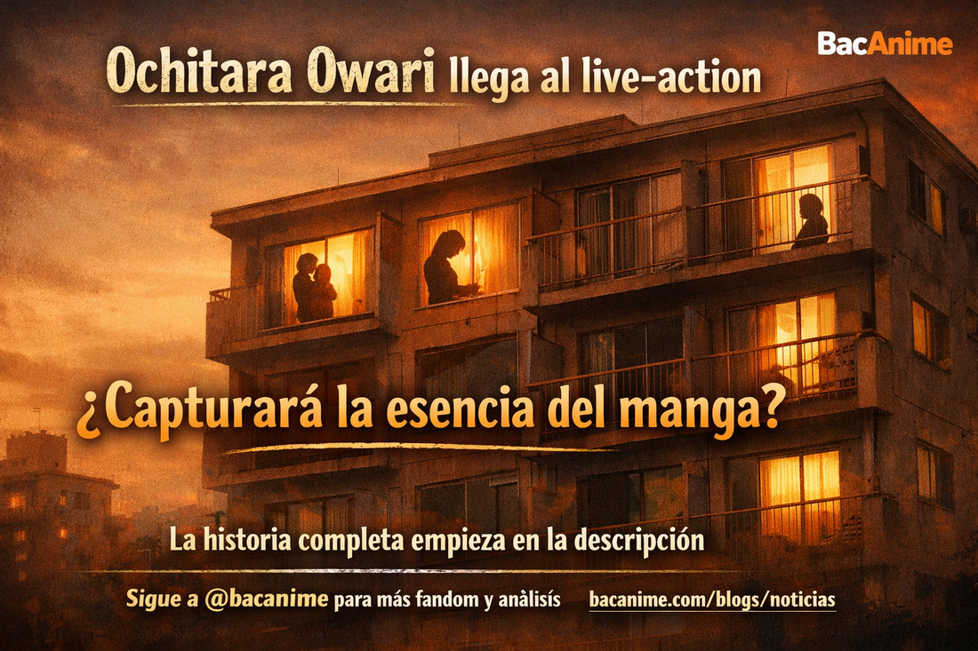 El manga Ochitara Owari de Keiko Suenobu tendrá serie live-action