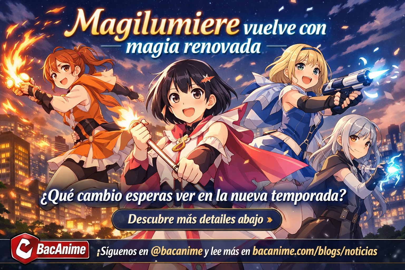 Magilumiere Magical Girls Inc. revela elenco y estreno de su temporada 2