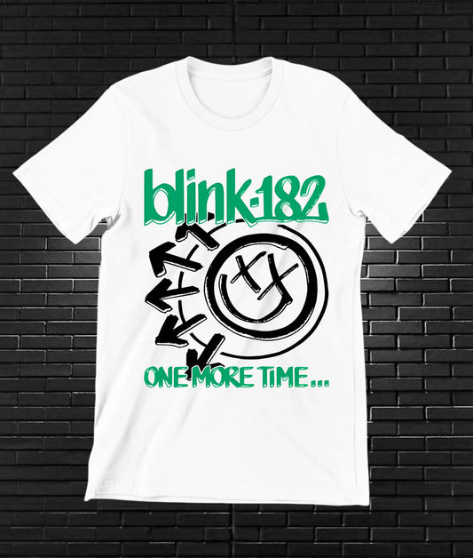 Camiseta Blink-182 – One More Time · Blanca