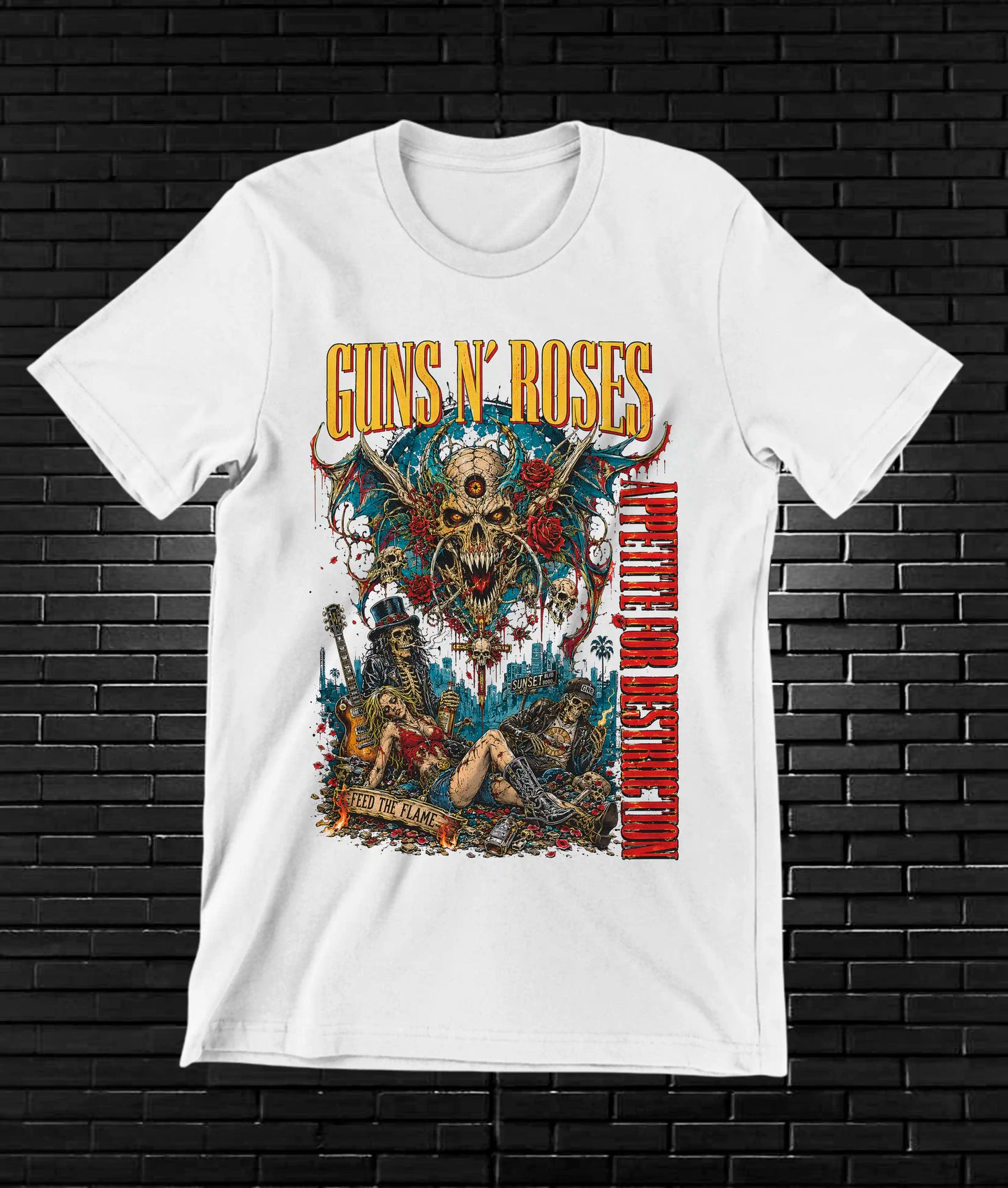 Camiseta Guns N' Roses – BAMOR