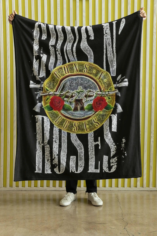 Cobija Guns N' Roses – Logotipo y armas cruzadas