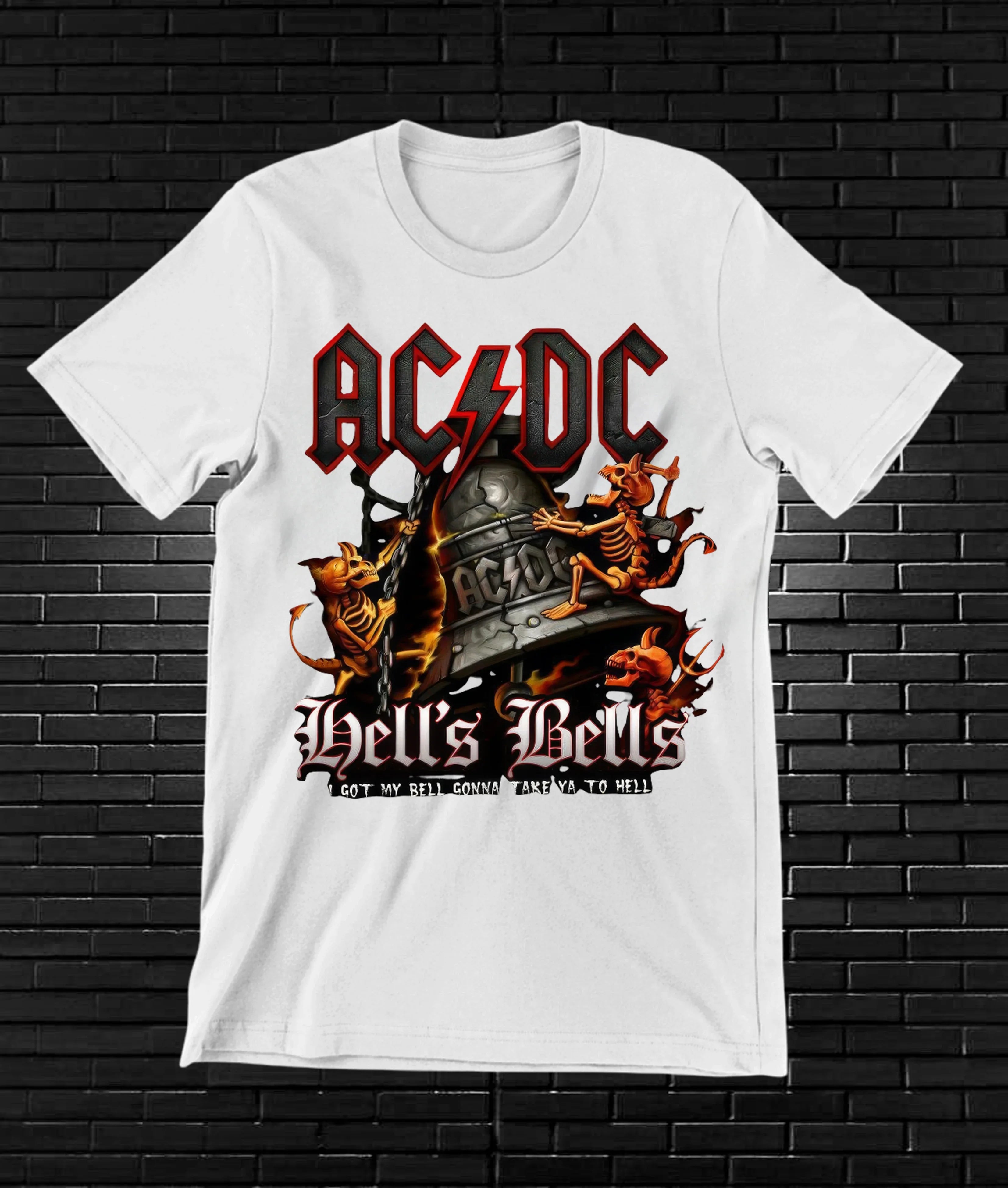 Camiseta AC/DC – CAMINE - BacAnime 