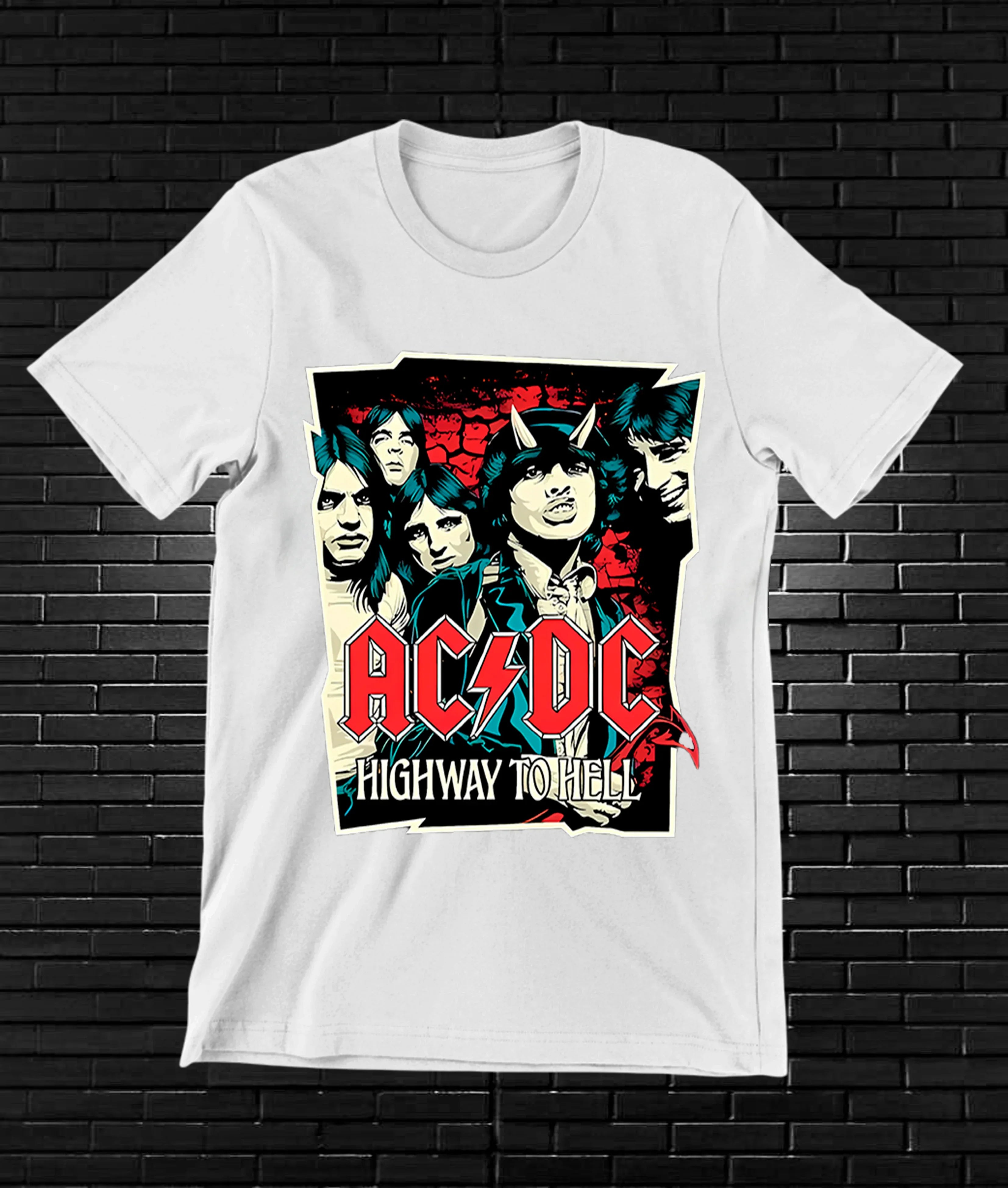 Camiseta AC/DC – CAMINE - BacAnime 