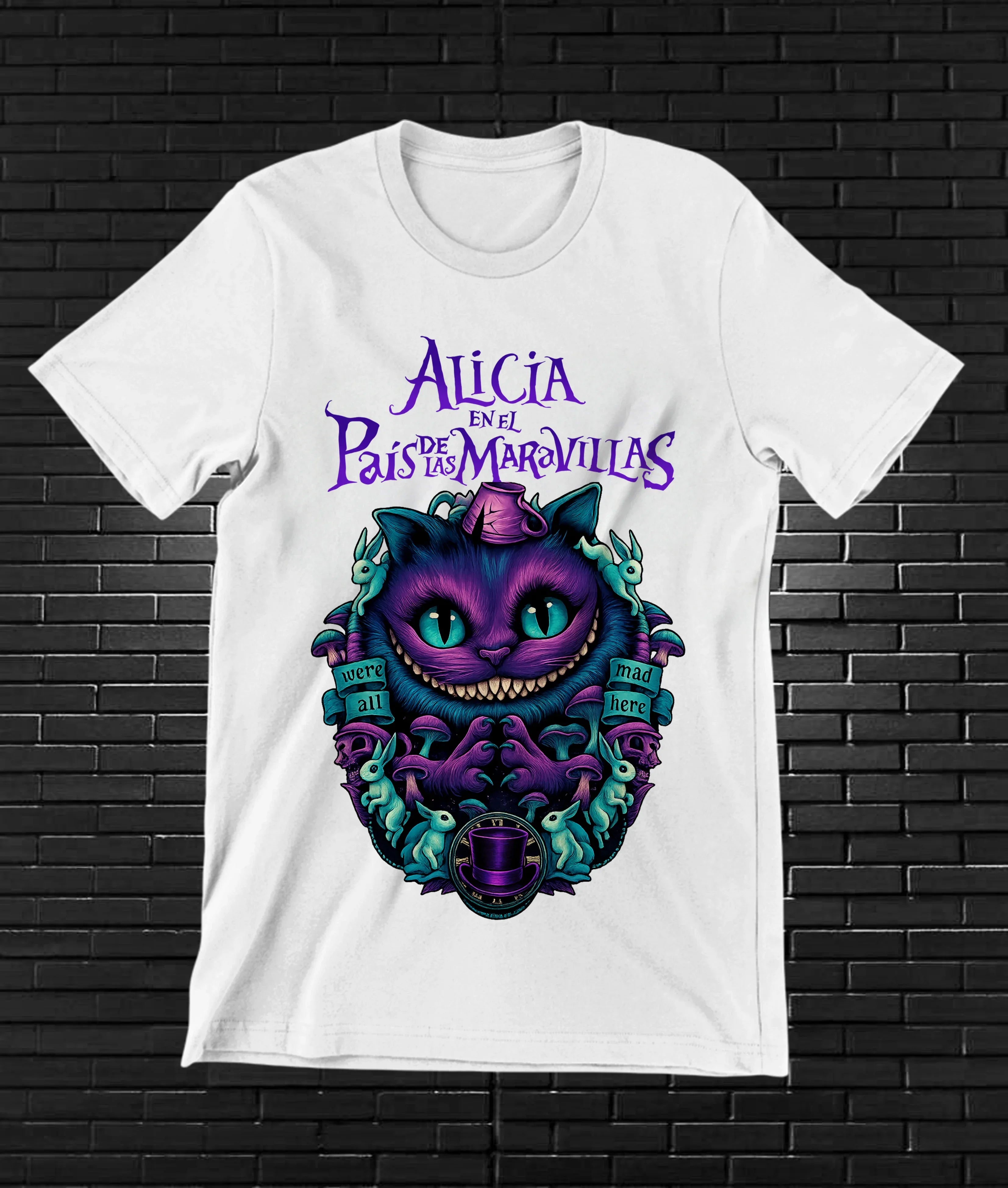 Camiseta Alicia en el País de las Maravillas – CAMINE - BacAnime 