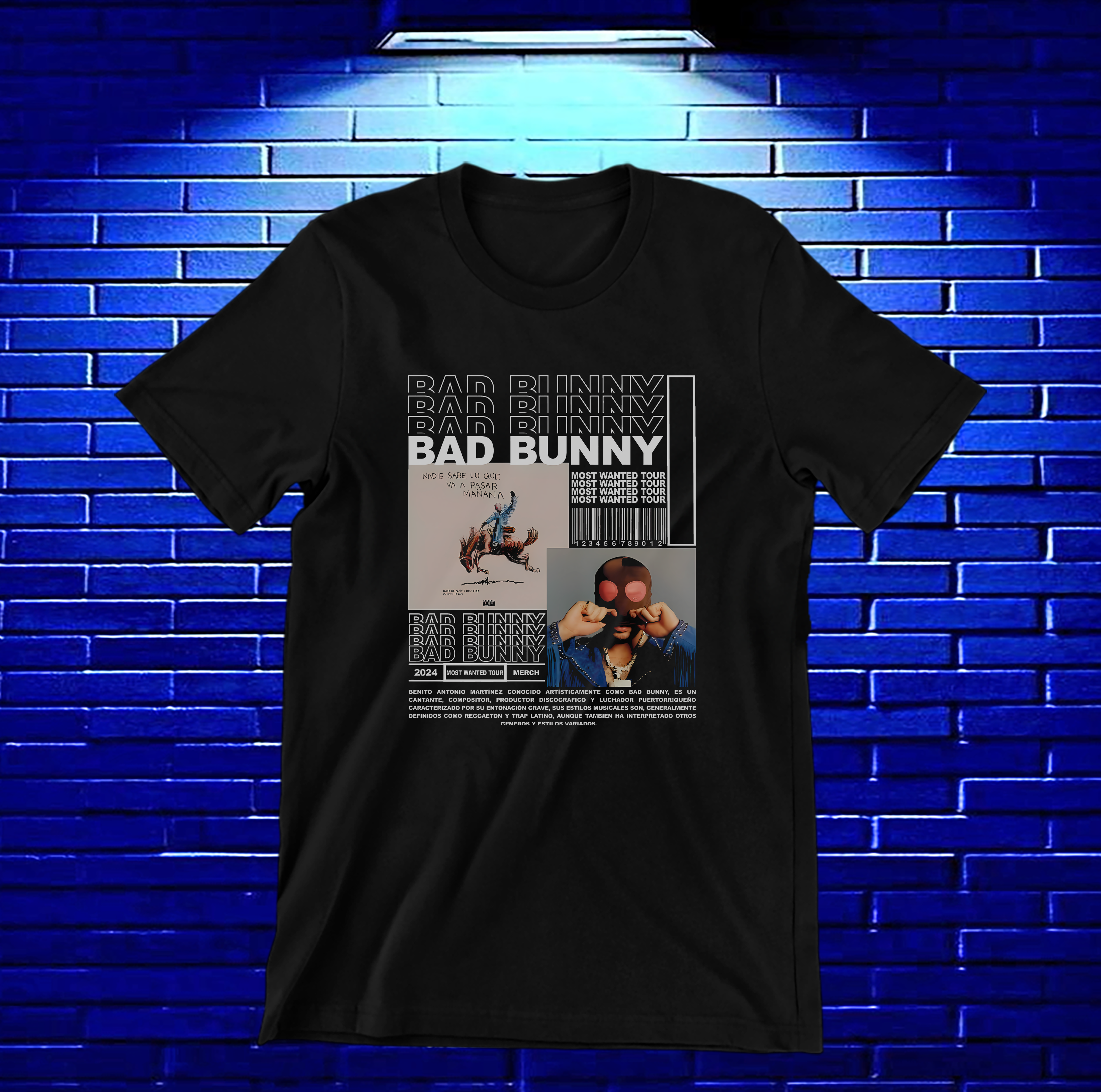 Camiseta Bad Bunny – CAMINE