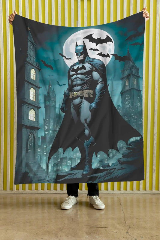Cobija Batman – Batman · ciudad y luna