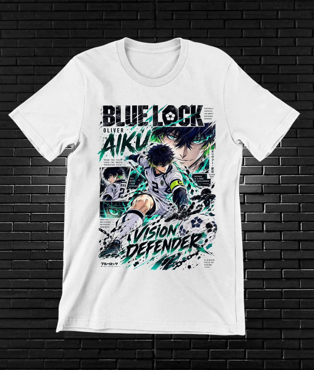 Camiseta Blue Lock BALOR - BANIX Blanco