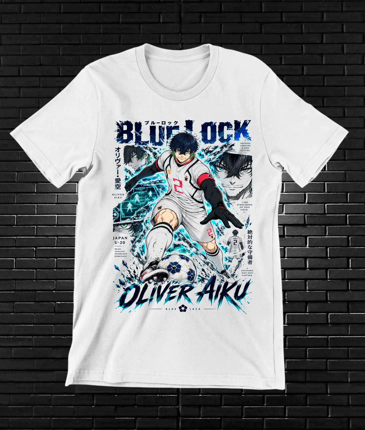 Camiseta Blue Lock BALOR - BAREN Blanco