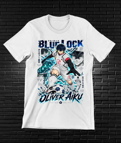 Camiseta Blue Lock BALOR - BAREN Blanco